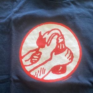 NAVY BLUE SUPREME 2018 Molotov Cocktail shirt